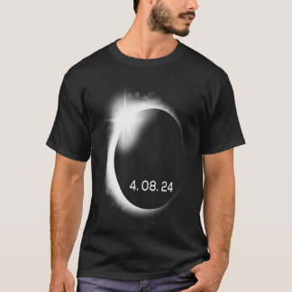 Total Solar Eclipse Spring 8. April 2024 Amerika T-Shirt