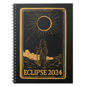 Total Solar Eclipse USA 8. April 2024 Celestial Notizblock