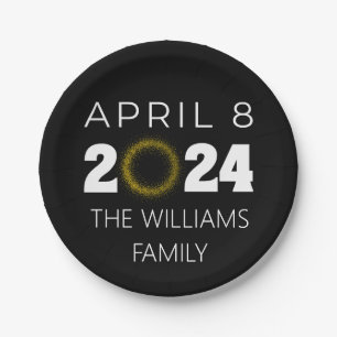 Total Solar Eclipse USA 8. April 2024 Pappteller