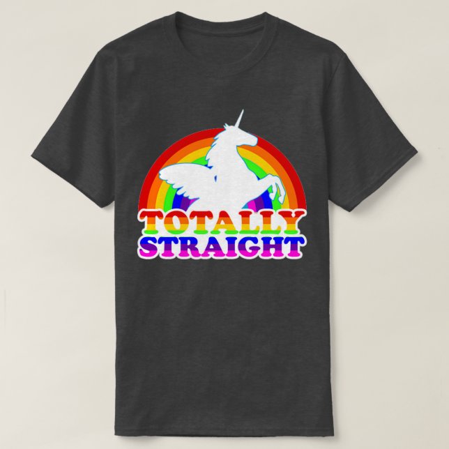 TOTAL STRAIGHT UNICORN T-Shirt (Design vorne)