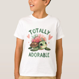 Total süße Schildkröte niedliche Kunst T-Shirt