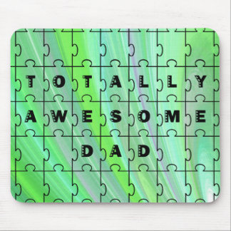 Total toller Vater Puzzle Grün Mousepad