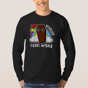 Total Toter Inside Funny Rainbow Coffin Niedlicher T-Shirt