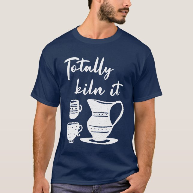 Total Trinkbecher Kunst lustig T-Shirt (Vorderseite)