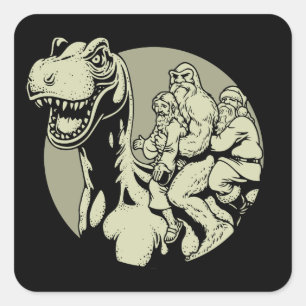 Total True Stuff Quadratischer Aufkleber