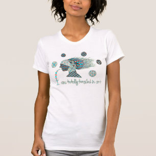 "Total verwirrt in der Kunst-Grafik T-Shirt