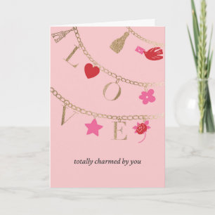 Total verzauberter Valentinstag-Gruß Karte