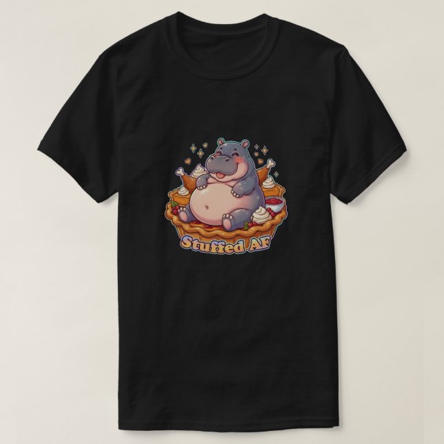 Total vollgestopft T-Shirt (Design vorne)