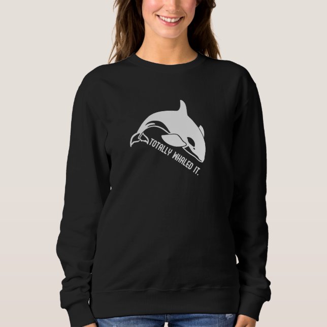 total whaled sweatshirt (Vorderseite)