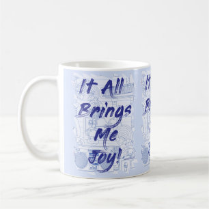Totale Fun bringt Joy Clutter Slogan Kunst Kaffeetasse