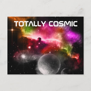 Totale kosmische Postkarte