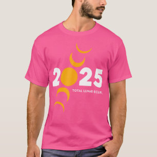 Totale Mondfinsternis 2025 14. März 2025 Blutmond T-Shirt