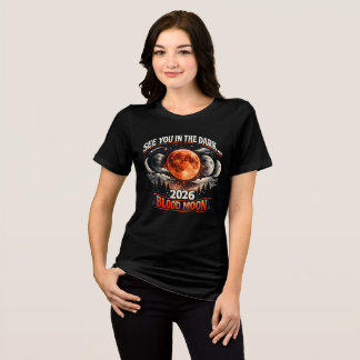 Totale Mondfinsternis „Blutmond“-T-Shirt Tri-Blend Shirt