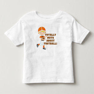 Totale Nüsse über Fußball Kleinkind T-shirt