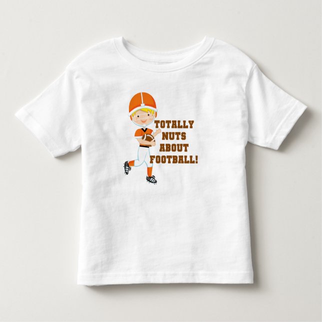 Totale Nüsse über Fußball Kleinkind T-shirt (Vorderseite)