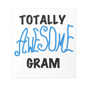 Totale Phantastische Gram Blue-Geschenke Notizblock