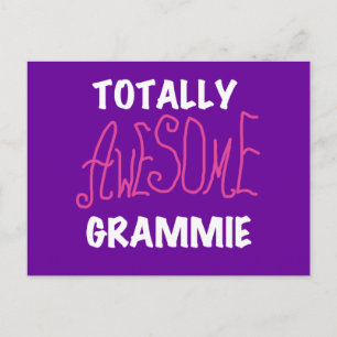 Totale Phantastische Grammie Pink T - Shirt Gesche Postkarte
