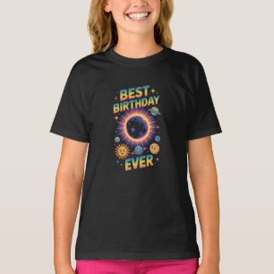 Totale Sonnenfinsternis 12. August 2026 Geburtstag T-Shirt