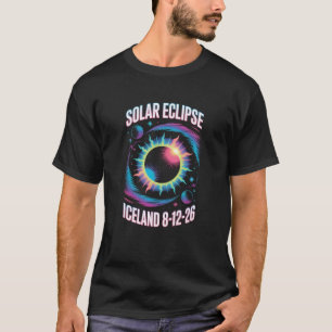 Totale Sonnenfinsternis 12. August 2026 Island Tee