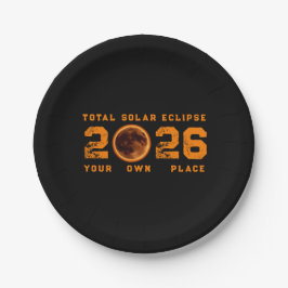 Totale Sonnenfinsternis 12. August 2026 Pappteller