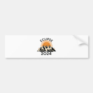 Totale Sonnenfinsternis 2024 Autoaufkleber