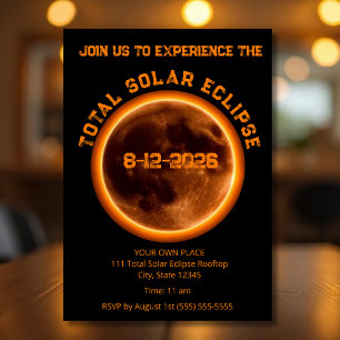 Totale Sonnenfinsternis 2026 Einladung