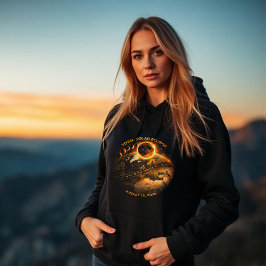 Totale Sonnenfinsternis 2026-Pfad der Totalität Hoodie
