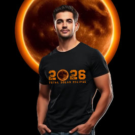 Totale Sonnenfinsternis 2026 T-Shirt