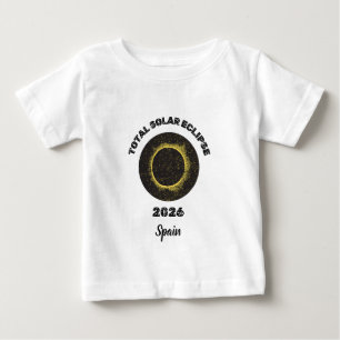 Totale Sonnenfinsternis 2026 Totalität Baby T-Shir T-shirt