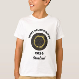 Totale Sonnenfinsternis 2026 Totalität Kinder T-Sh T-Shirt