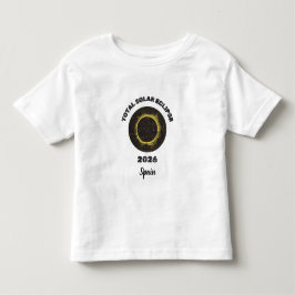 Totale Sonnenfinsternis 2026 Totalität Kleinkind T T-shirt