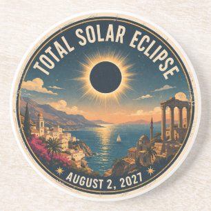 Totale Sonnenfinsternis 2027  Getränkeuntersetzer