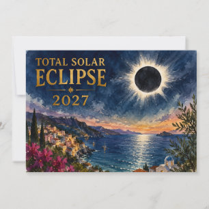Totale Sonnenfinsternis 2027 Mittelmeer  Einladung