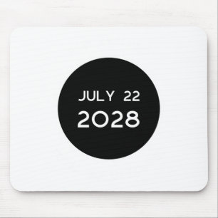 Totale Sonnenfinsternis 2028 Neuseeland _1 Mousepad