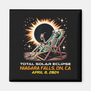 Totale Sonnenfinsternis am Skelett Niagara Falls O Magnet