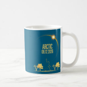 Totale Sonnenfinsternis Bigfoot 08 Illustration Kaffeetasse