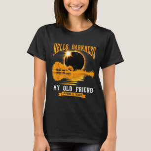 Totale Sonnenfinsternis Hallo Dunkelheit T-Shirt