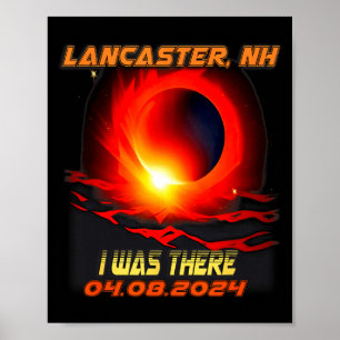 Totale Sonnenfinsternis Ich war dort Lancaster New Poster