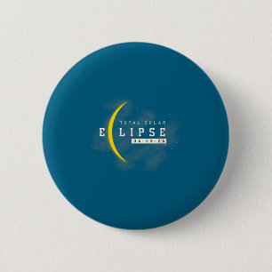 Totale Sonnenfinsternis Mondliebhaber-Design Button