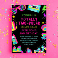 Totale Zweitwobular Neon 80er Zweite Geburtstagspa