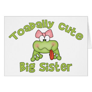 Totales Niedliches Big Sister Blank Card