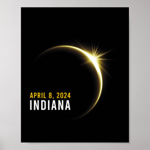 Totalität 04 08 24 Gesamtsolaristin 2024 Indiana Poster