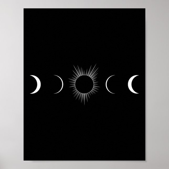 Totalität der Solarzellen Poster (Vorne)