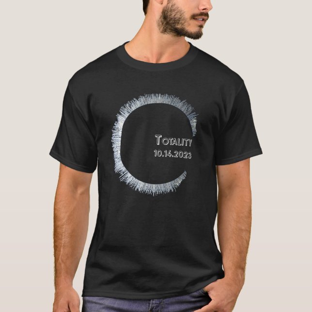 TOTALITÄT SOLAR ECLIPSE OKTOBER 2023 T-Shirt (Vorderseite)