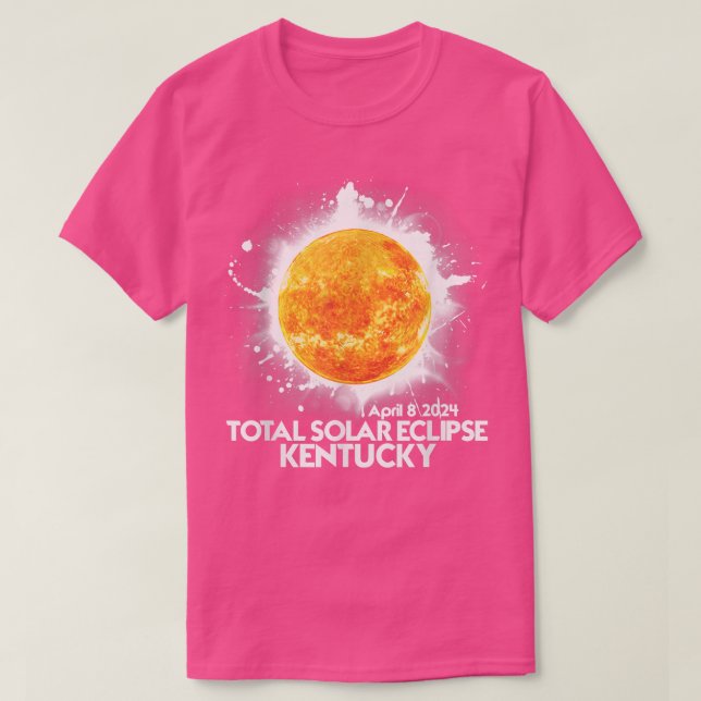 Totality Kentucky 2024 American Total Solar Eclips T-Shirt (Design vorne)