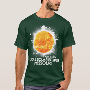 Totality Missouri 2024 Total Solar Eclipse Amerika T-Shirt