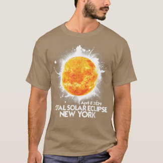 Totality New York 2024 Total Solar Eclipse Amerika T-Shirt