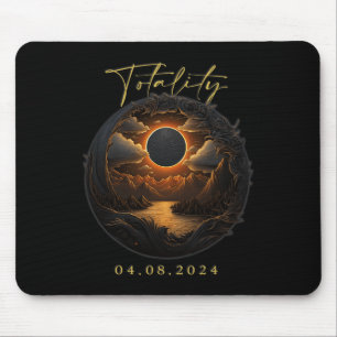 Totality Shirt - 8. April Totality Total Solar Ecl Mousepad