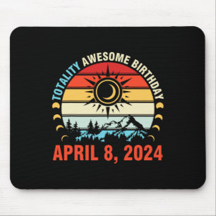 Totality Solar Eclipse Phantastisch Geburtstag 8. Mousepad