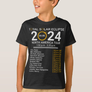 Totality Spring 4.08.24 Gesamt-Solaranlage 2024 T-Shirt